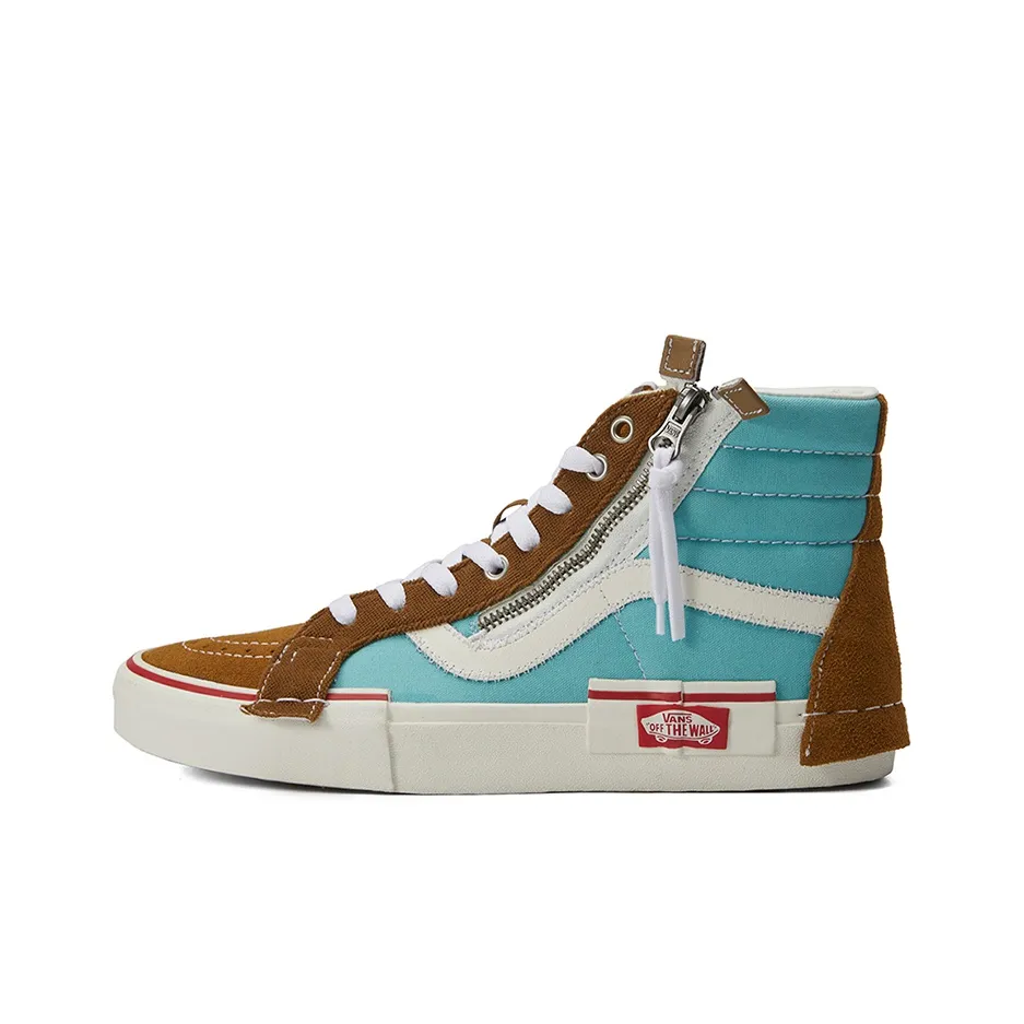 Vans SK8 HI Reissue Cap Skate Shoes Blue/Brown