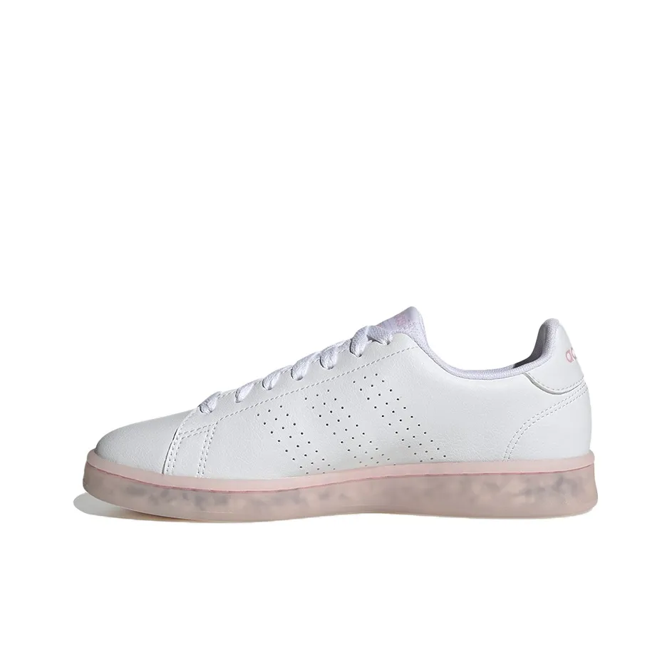 Adidas Neo ADVANTAGE Eco Low Топ Скейтборд Кроссовки Женские Белые Розовые