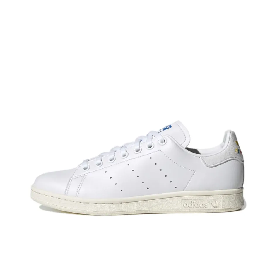 Adidas Originals Stan Smith White Multi Heel Women's