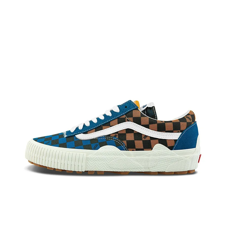 Vans Cap Mash Low Lx '2 Tone Checkerboard   Mykonos Blue Apricot'