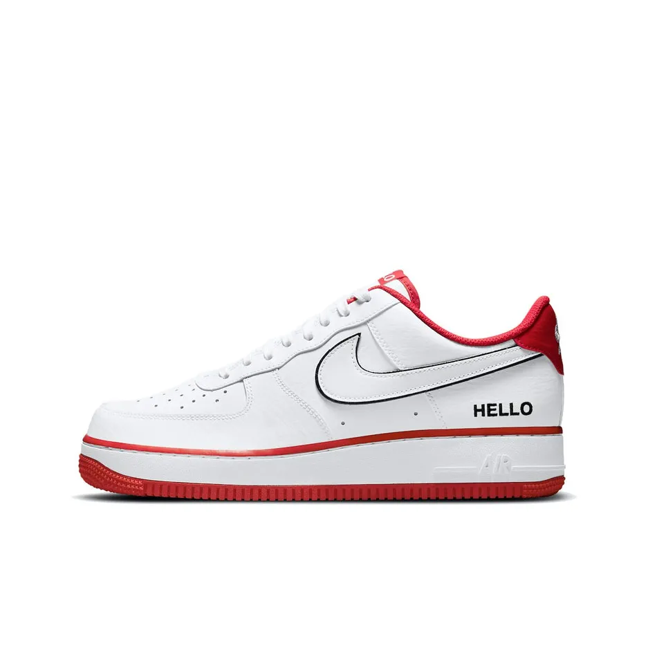Nike X Urbanstar Air Force 1 '07 Lx 'HELLO Pack   White University Red'