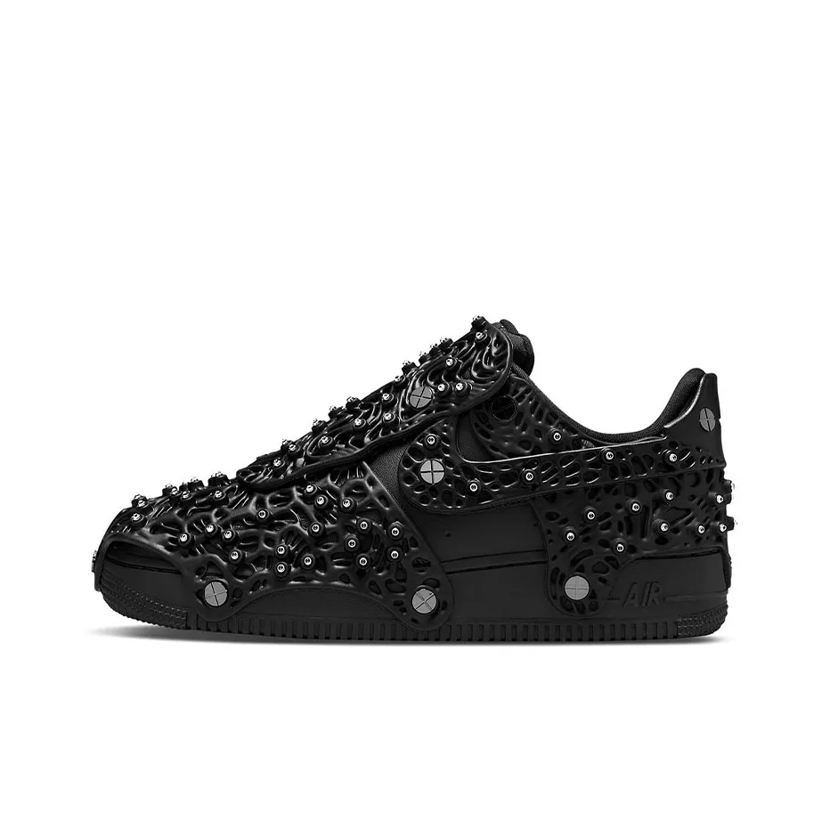 Nike Air Force 1 Low Swarovski Retroreflective Crystals Black Women
s
