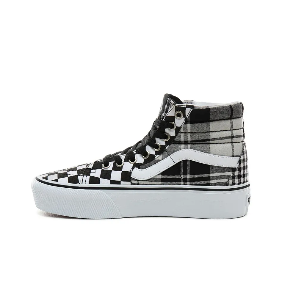 Vans SK8 HI Platform 'Plaid Checkerboard'