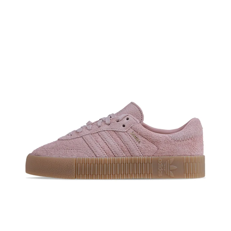 Adidas Originals Sambarose Low Топ Скейтборд Кроссовки Женские Розовые