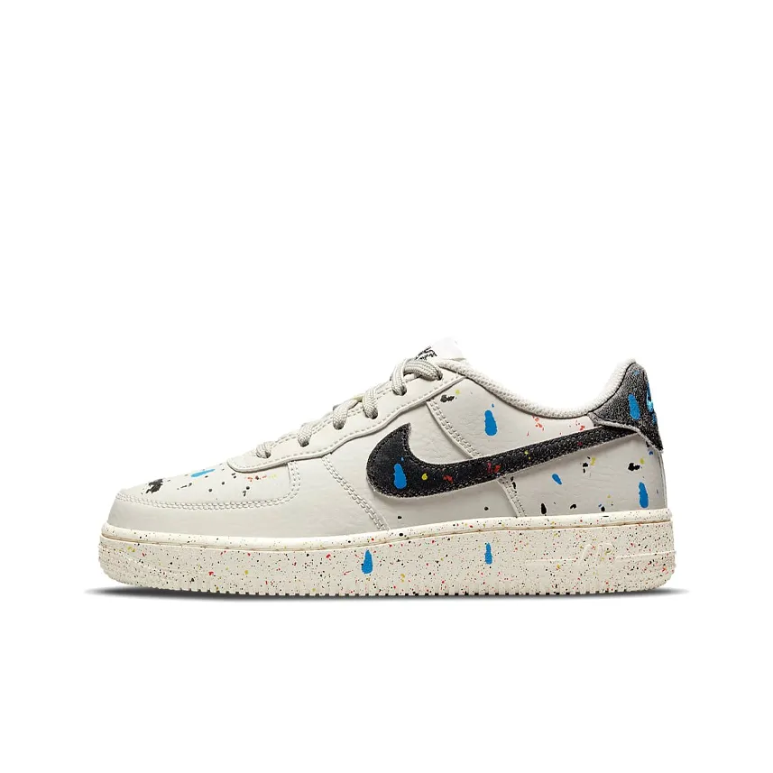 Nike Air Force 1 LV8 3 'Paint Splatter   Light Bone' Gs