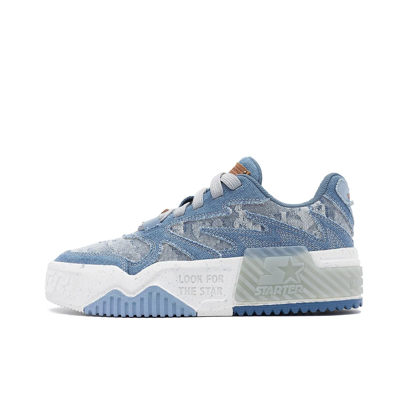 STARTER визуально увеличивает рост Низкие кроссовки для скейтбординга Женские Синие