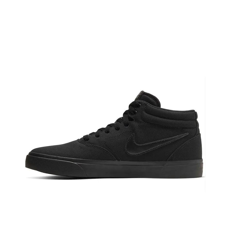 Nike Sb Charge Mid Canvas 'Black'