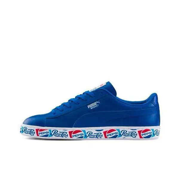 PEPSI X PUMA Basket Low Топ Скейтборд Кроссовки Унисекс Best Синий
