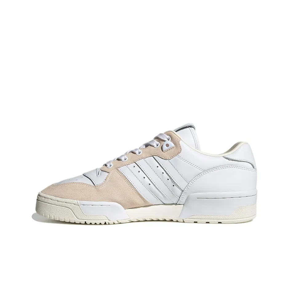 Adidas Originals Rivalry Low Abrasion Resistant Low Топ Скейтборд Кроссовки Мужские Белые Серые