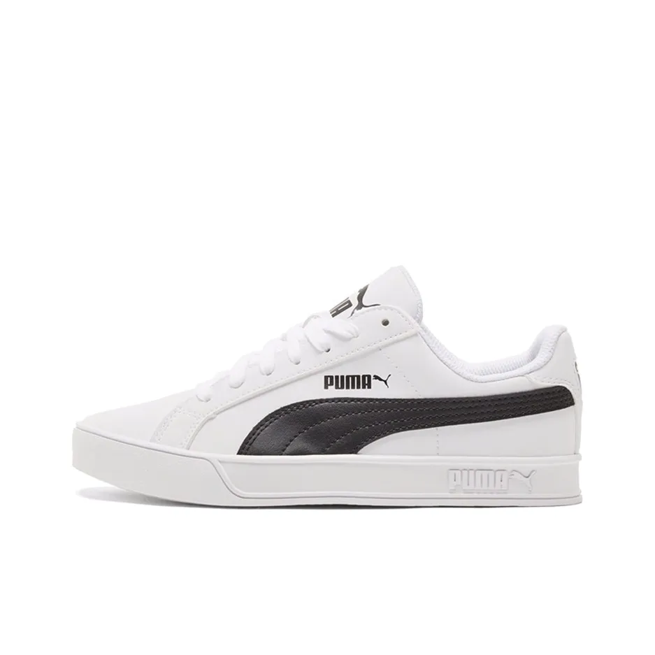 Puma Smash Vulc White Black