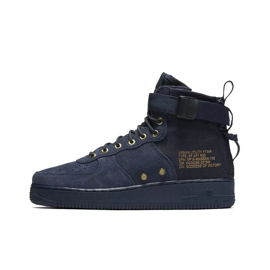 Nike Sf Air Force 1 Mid 'Obsidian'
