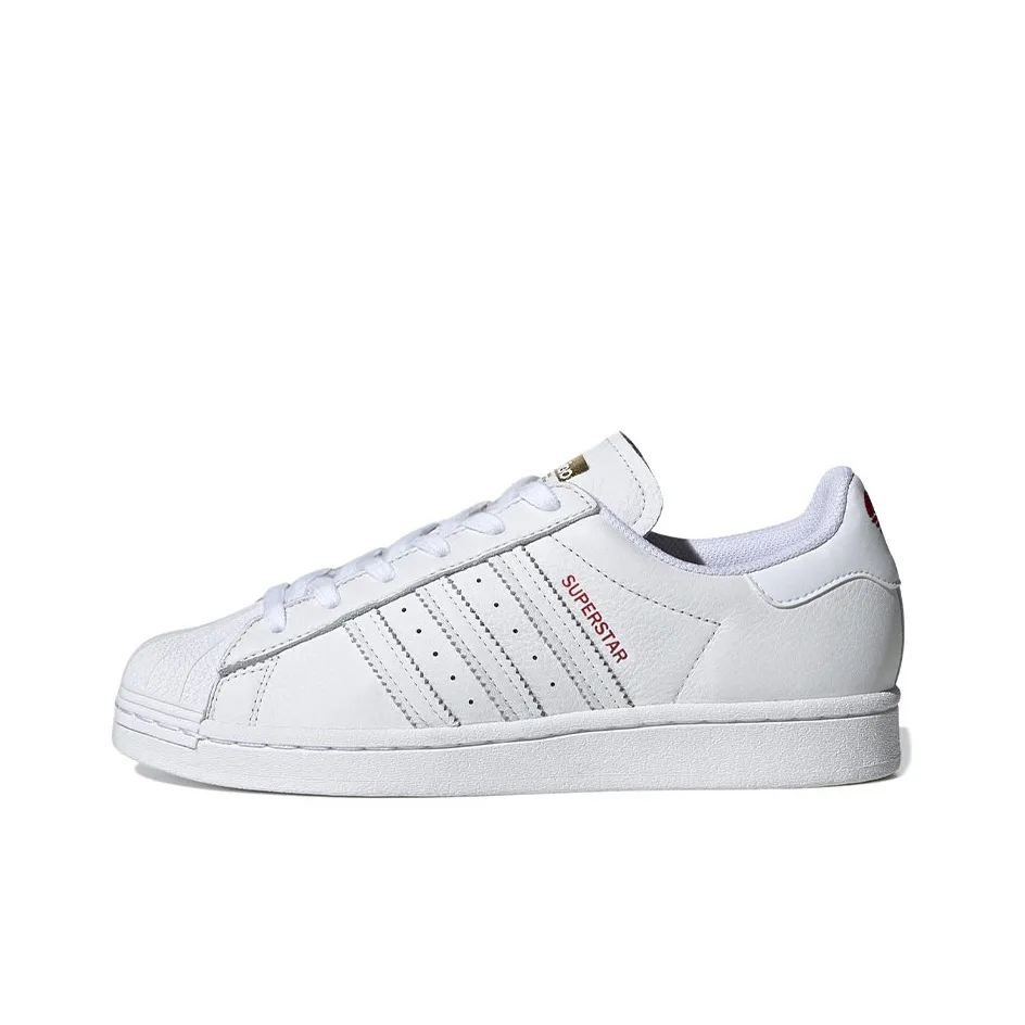 Adidas Originals SUPERSTAR LOW Топ Скейтборд Кроссовки Женские Белые