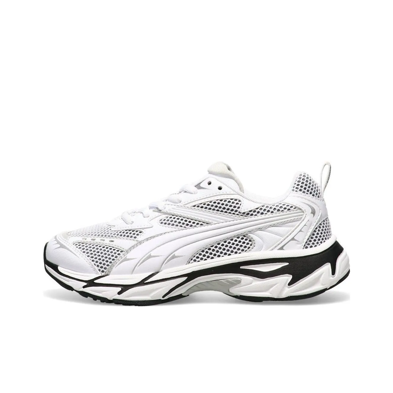 Атмос Розовый X PUMA Морфик Лоу Топ Кэжуал Женские Белый Серый