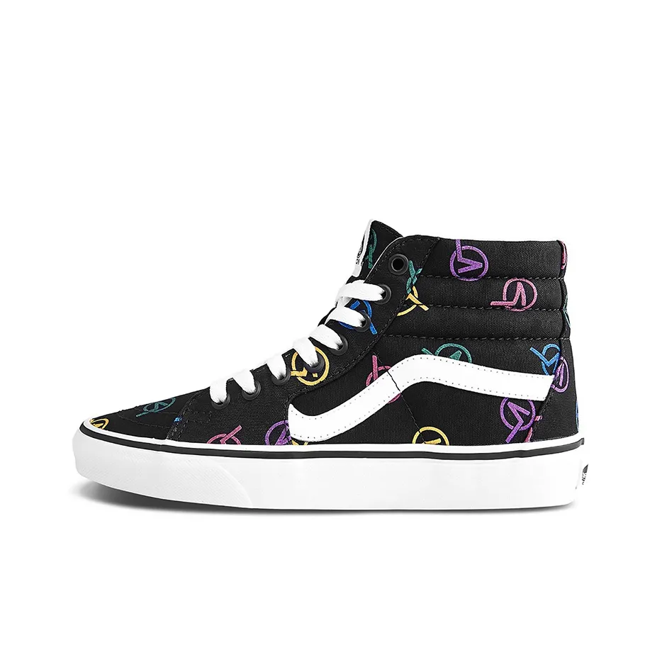 Vans SK8 HI Black Unisex 'Black White'