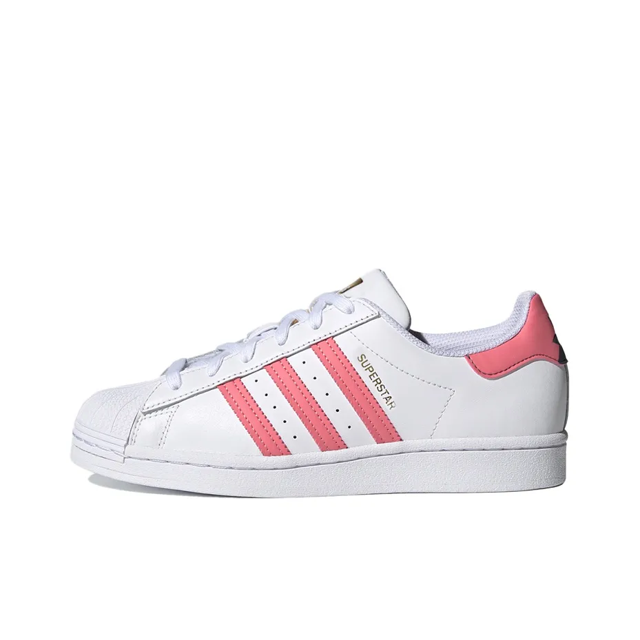 Adidas Superstar White Pink Women's