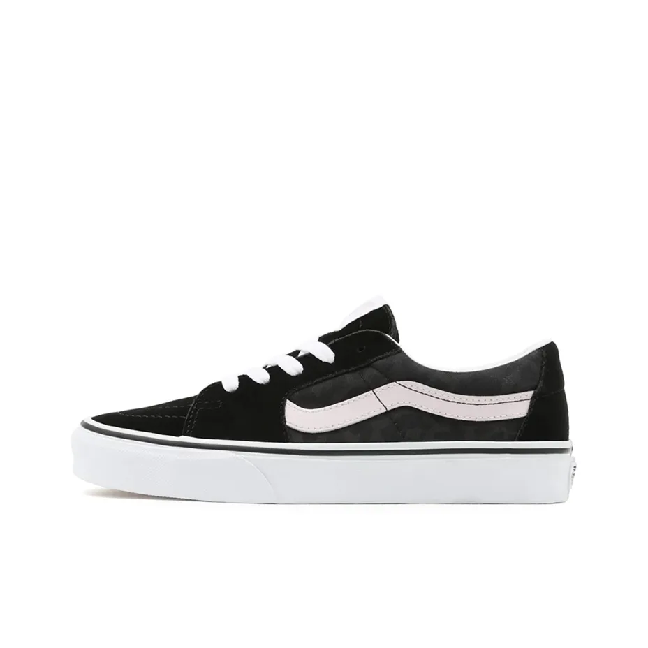 VANS SK8 LOW Топ Скейтборд Кроссовки Унисекс Черный Розовый