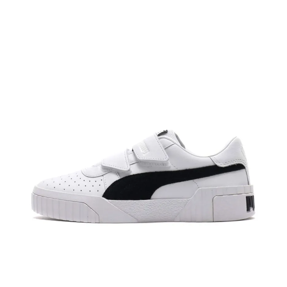 Selena Gomez X PUMA Cali Series Velcro B W Низкие Скейтбординг Кроссовки Женские Черные Белые