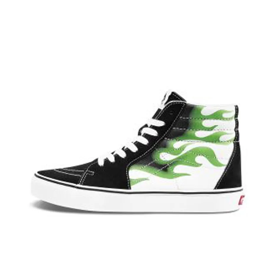 Sk8 Vans Hi 'Flame Black White'