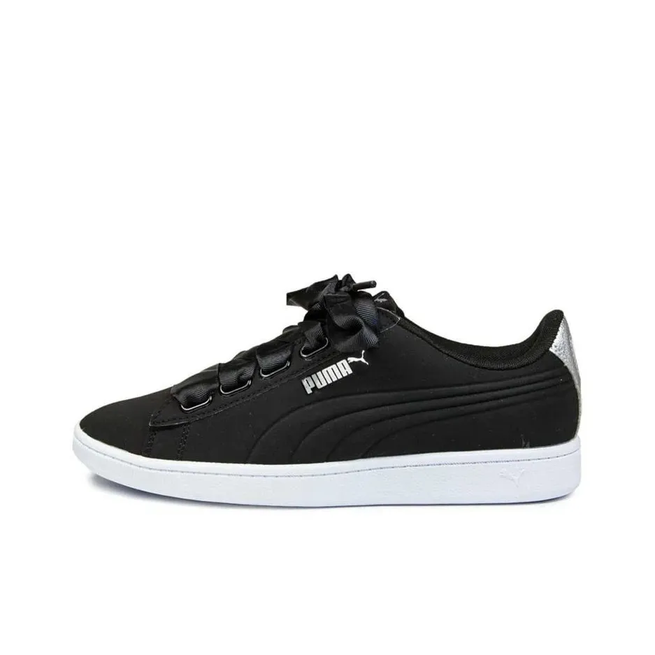 PUMA Vikky Ribbon Vt 'Black Silver' Women's
