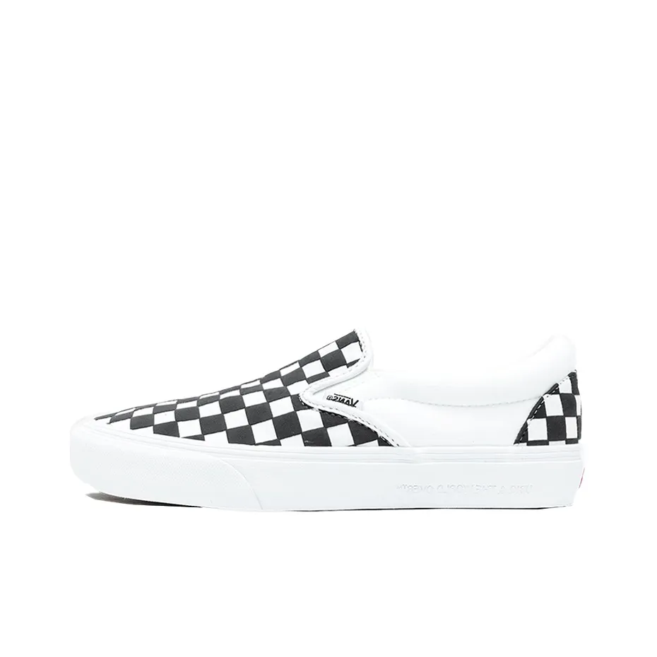 Vans Ubiq X Vans Slip On Vlt Lx Plaid Black/White
