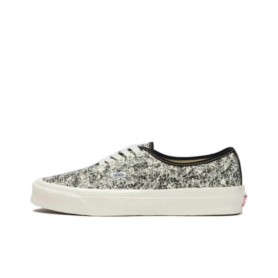 VANS Authentic Series LX ACID Wash STYLE Collection Низкие кроссовки для скейтбординга Unisex Черный Белый