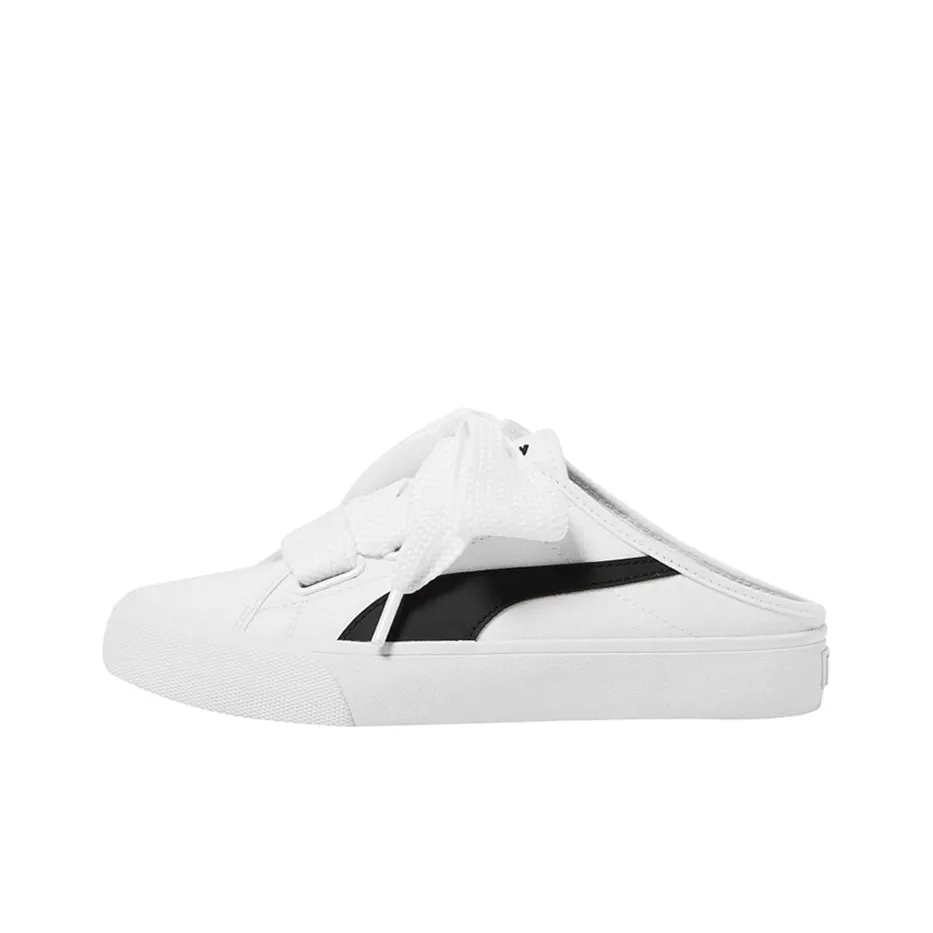 PUMA Bari Mule Ribbon 'White Black' Women's