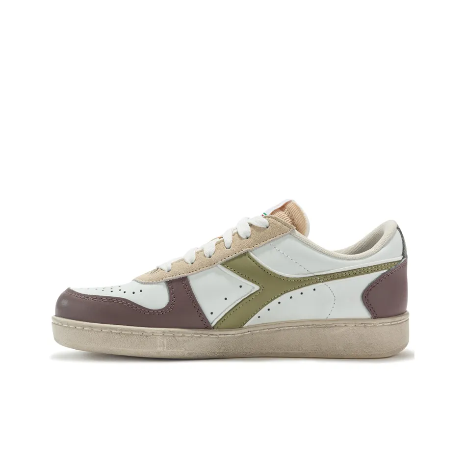 diadora Women's Magic Basket Low Icona 'White Antler'