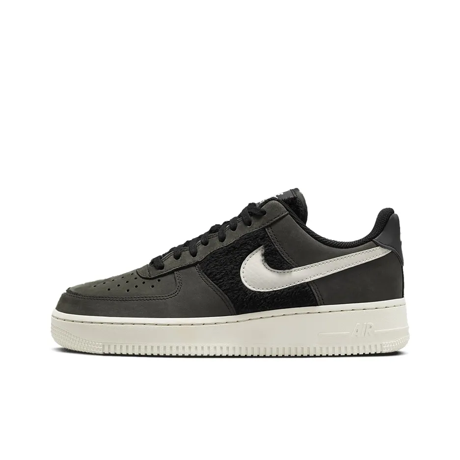 Nike Air Force 1 'Faux Fur Black Light Bone' Women's