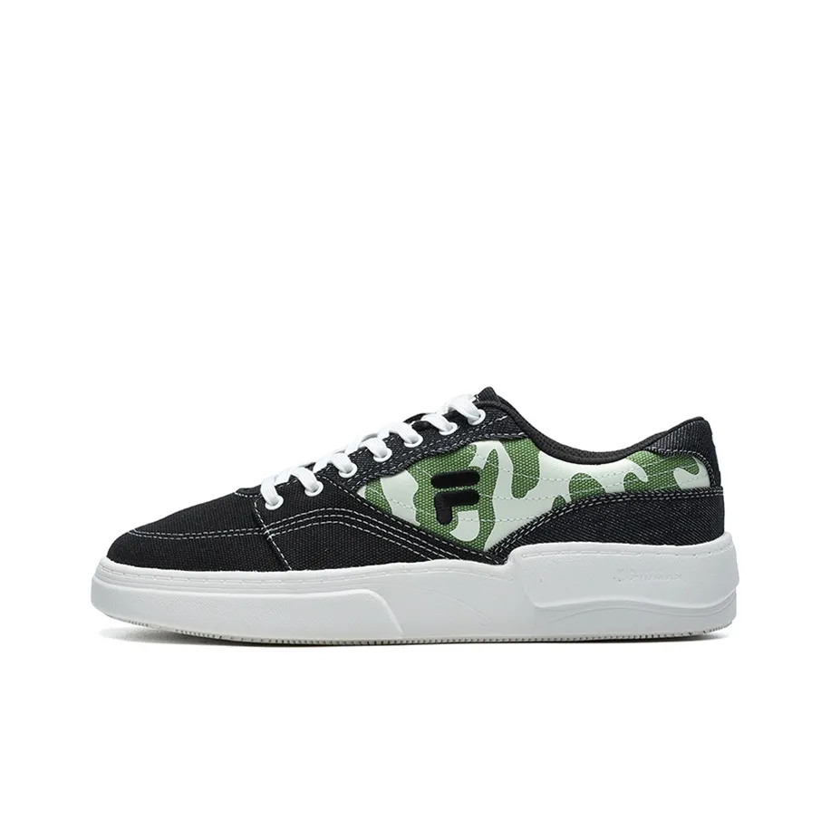 FILA FUSION FLIP Low-Top Skateboard Shoes Women's Black Green