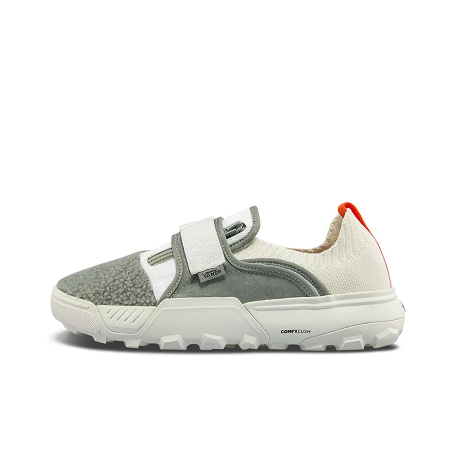 NAPAPIJRI x VANS Берег Zip CC Износостойкий и Легкий Низкий Топ Скейтборд Кроссовки Унисекс Серый Белый