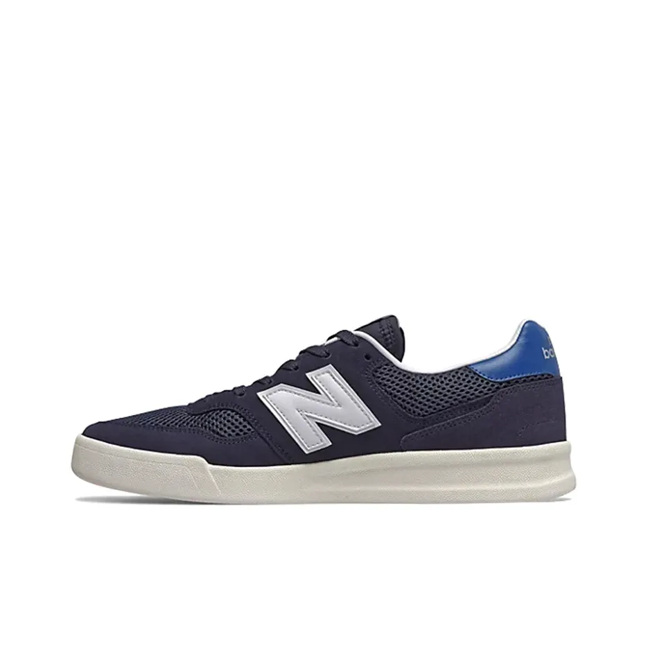 New Balance NB 300 Устойчивые к истиранию Низкие Кроссовки для скейтбординга Унисекс Синие