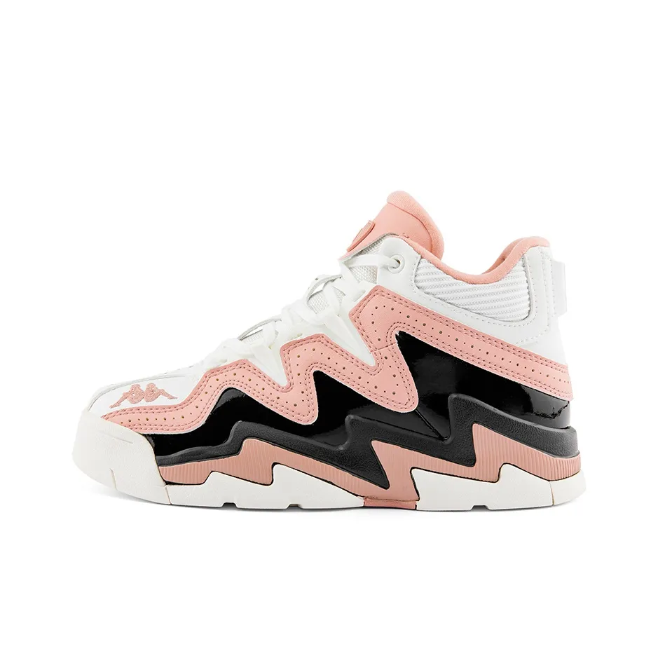 Kappa Abrasion Resistant High Top Skateboard Shoes Women's Mist Rose Pink