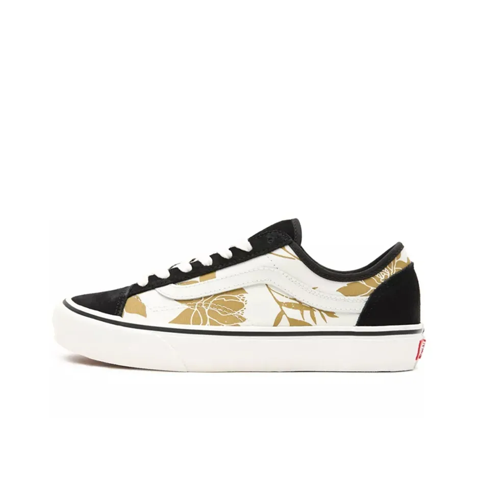 Vans Style 36 Skateboard Shoes Unisex Low Top Black/White/Brown