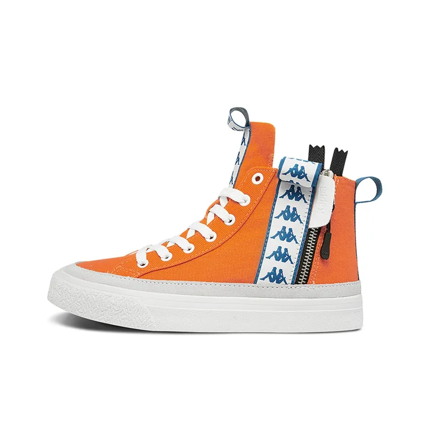 Kappa High Top Skateboard Shoes Unisex Pumpkin Orange