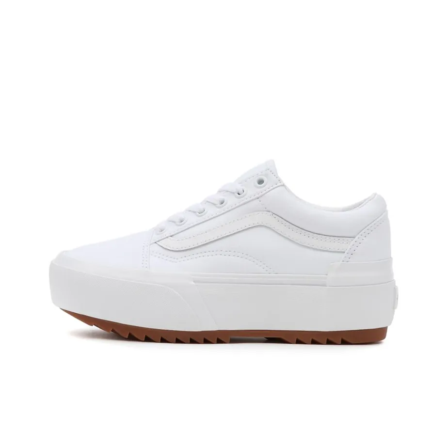 VANS Old Skool Collection Низкие Кроссовки для Скейтбординга Унисекс Белые