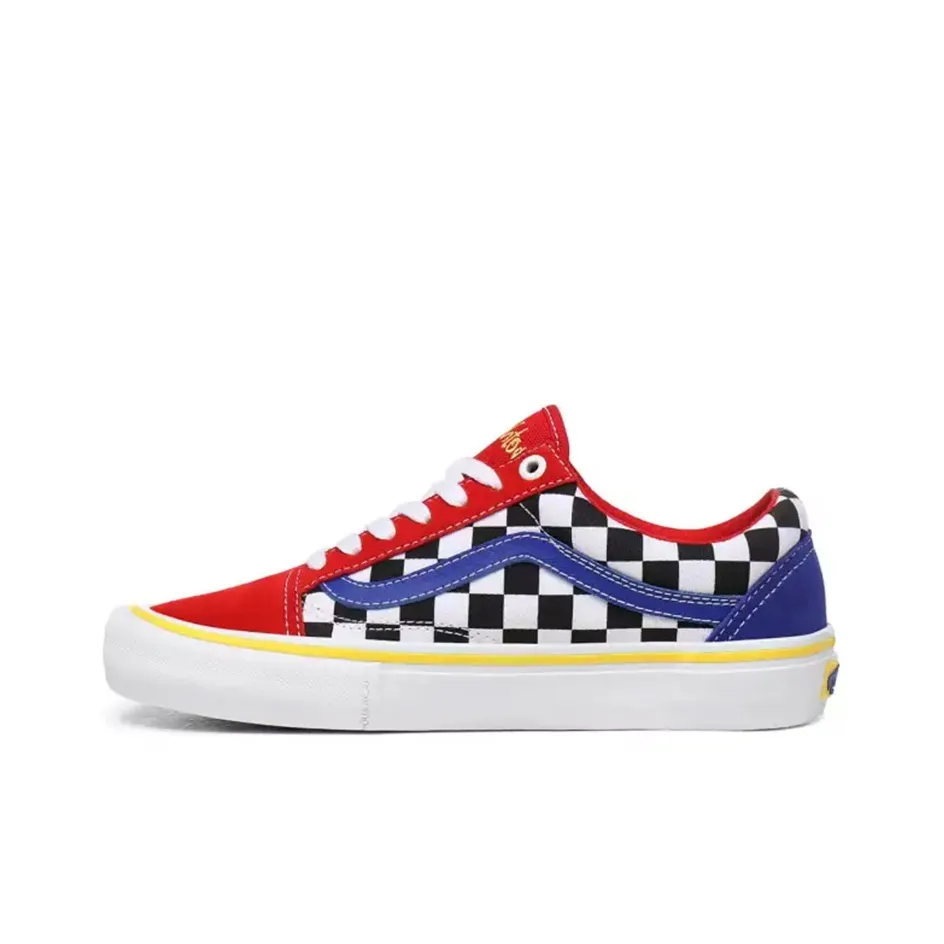 Vans Brighton Zeuner X Old Skool Pro 'Red Checker Blue'