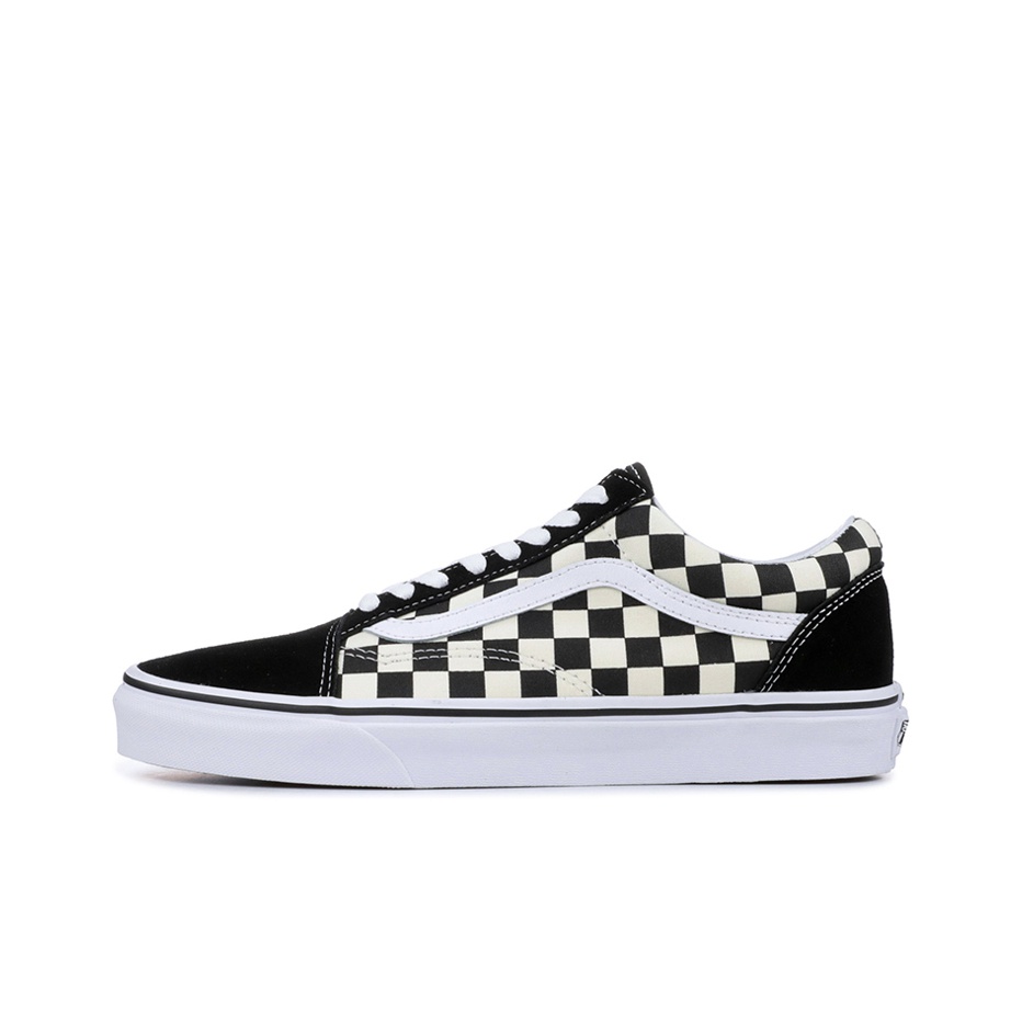 custom rose vans platform checkered old skool
