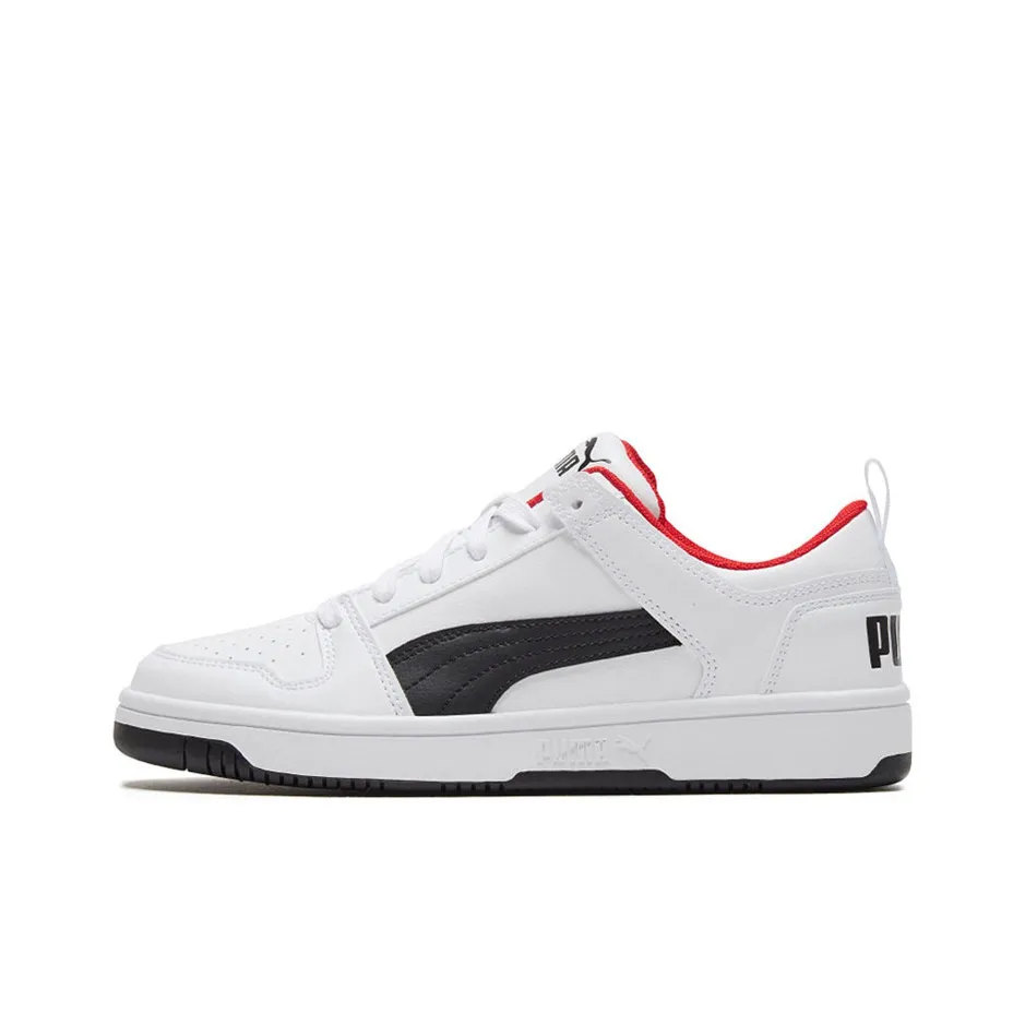 PUMA Rebound Layup LO SL Low Топ Скейтборд Кроссовки Унисекс Белый Черный Красный