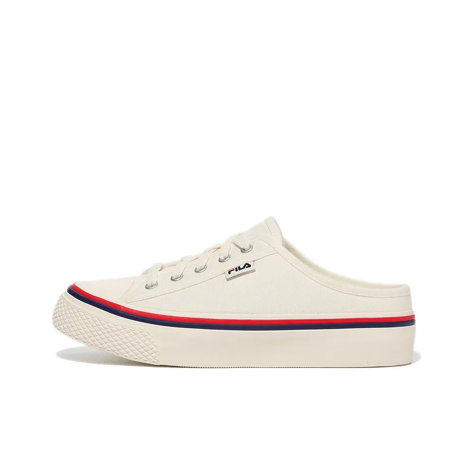 FILA Low Top Slip on 'Cream Red'