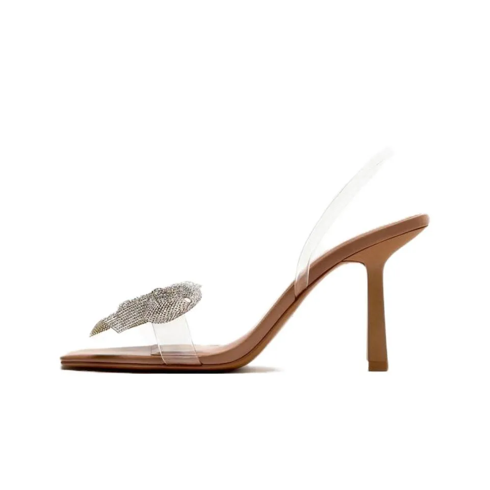 ZARA One Ремень Сандалии Женские Прозрачные