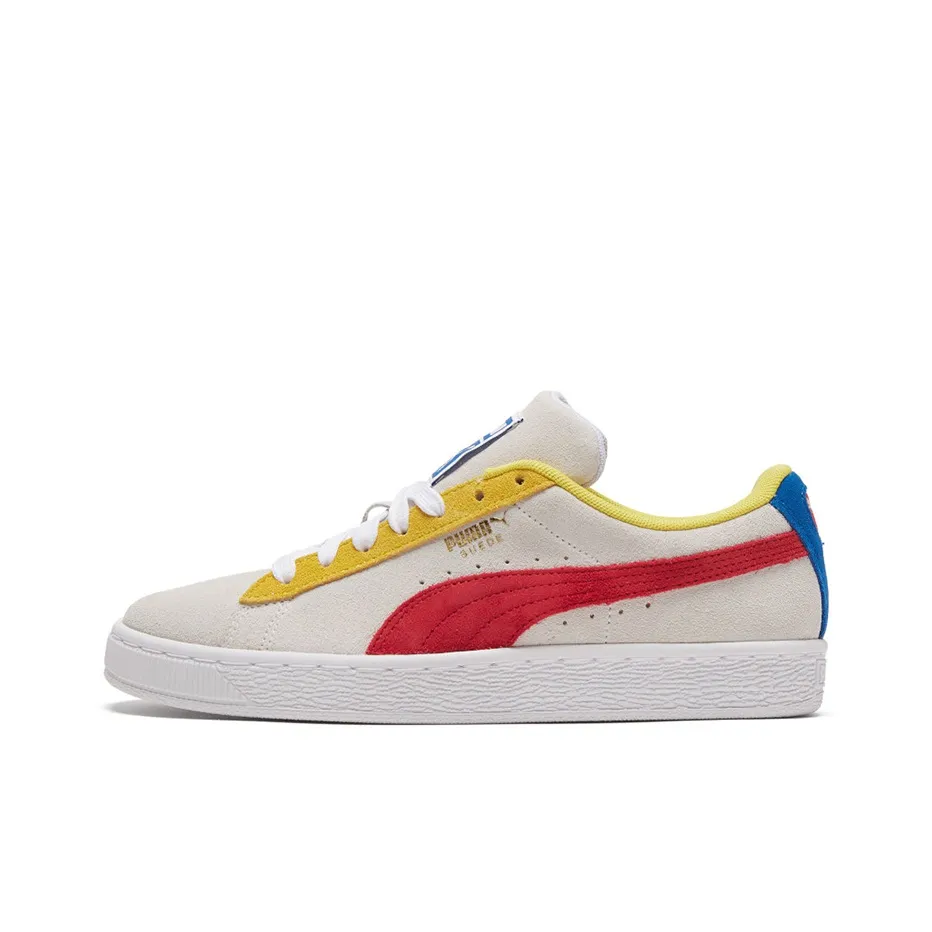 PUMA Suede Classic 'White Gray Red'