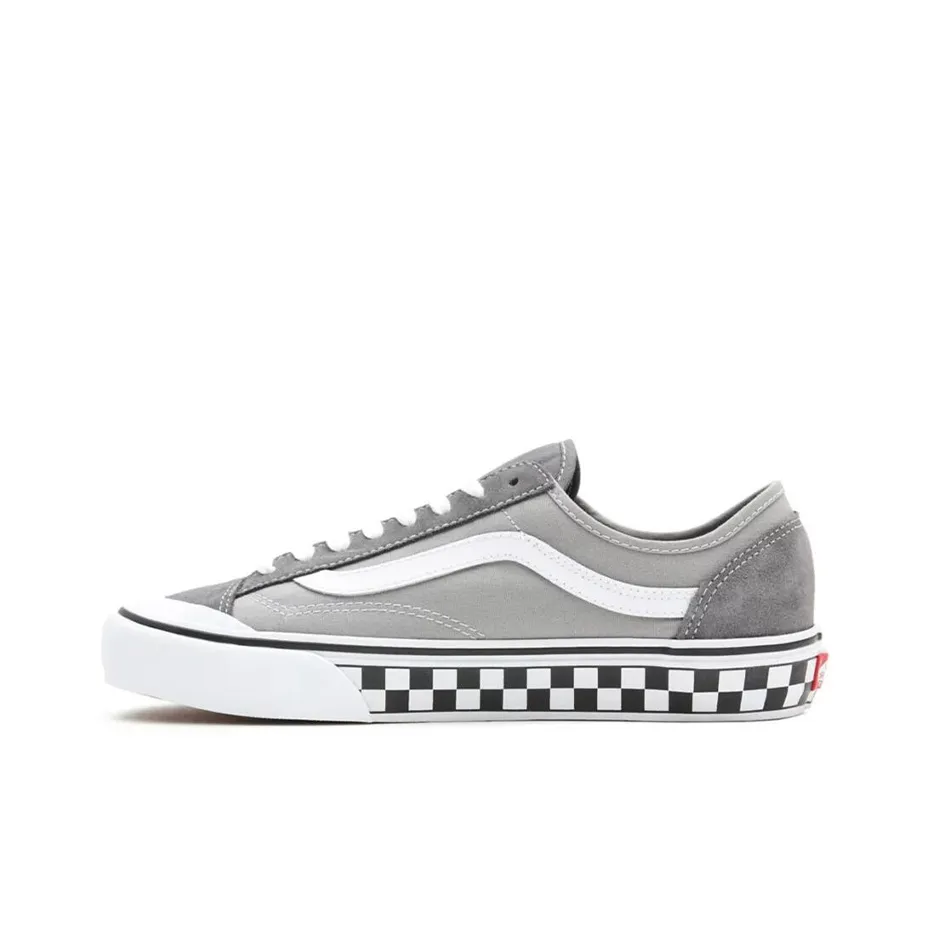 VANS Style 36 Low Топ Скейтборд Кроссовки Унисекс Серый Белый