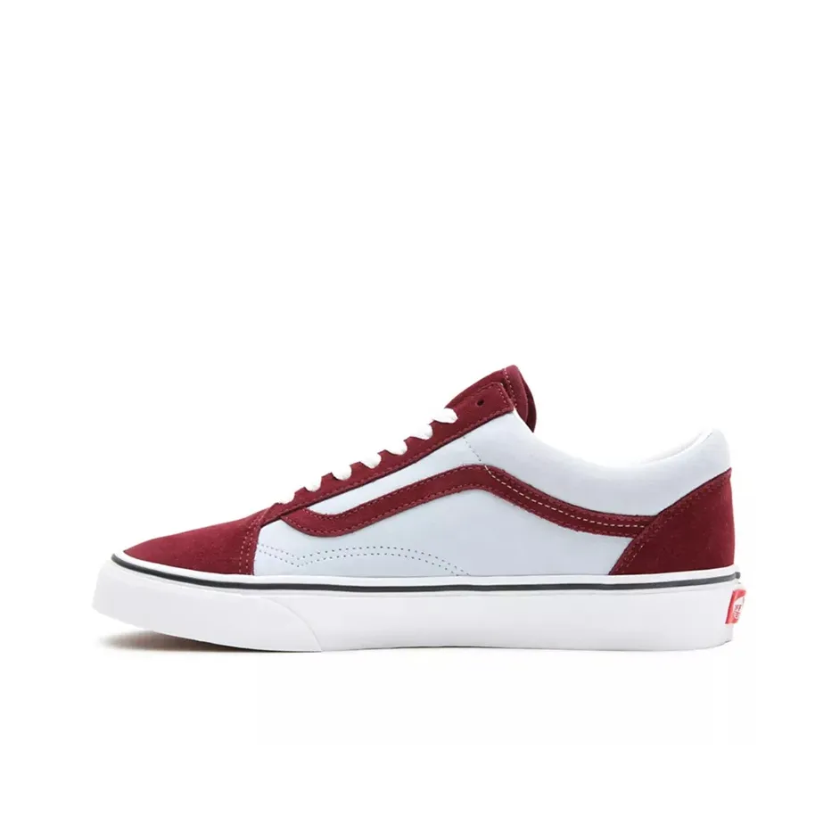 VANS Old Skool Low Топ Скейтборд Кроссовки Унисекс Серый Красный