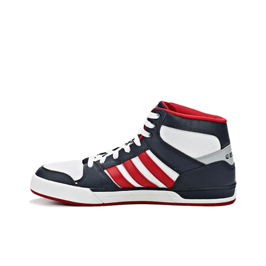 ADIDAS NEO Avenger Slip-резистентный и дышащий MID Скейтбординг Топ Кроссовки Мужские Белый Красный Синий