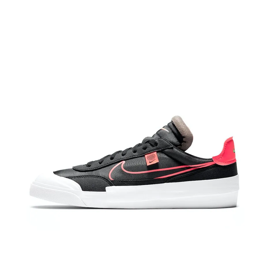Nike Drop Тип Hbr 'Worldwide' Покрытие Slip-Resistant Низкий Топ Скейтборд Кроссовки Мужские Черный Белый Розовый