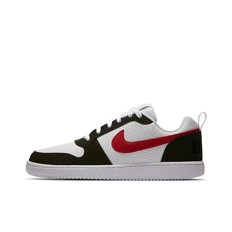Nike Court Borough Low White Black Red