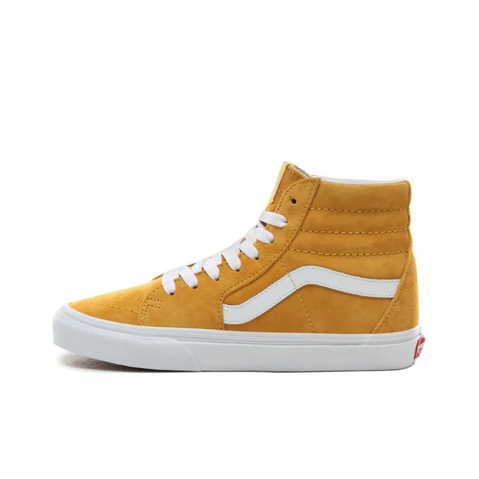 VANS SK8 High Топ Скейтборд Кроссовки Унисекс Желтый