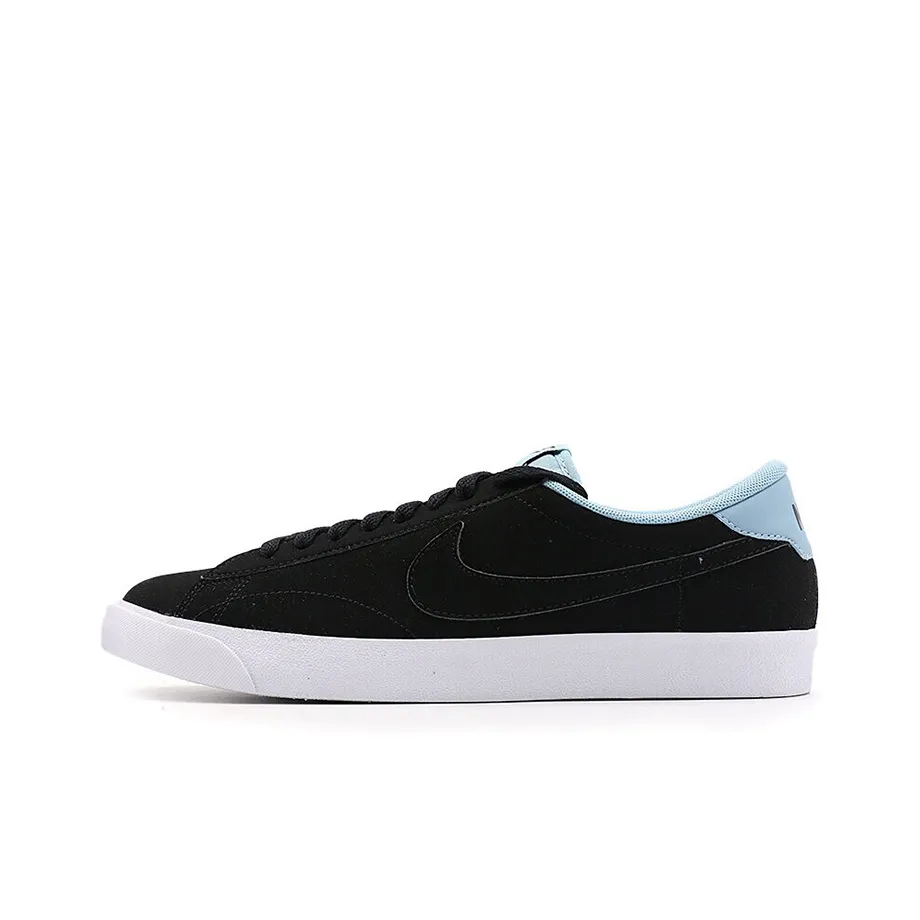 Nike Tennis Classic AC Shock Absorbers Slip-on Resistant Low Top Скейтбординг Кроссовки Мужские Черные Синие
