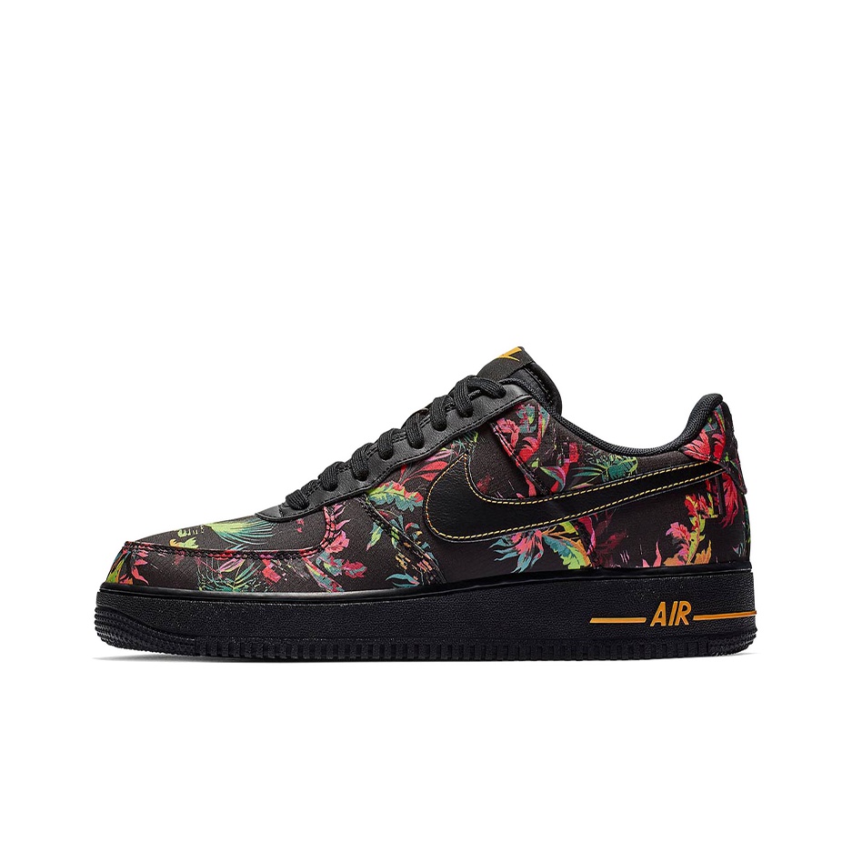 nike black floral shoes