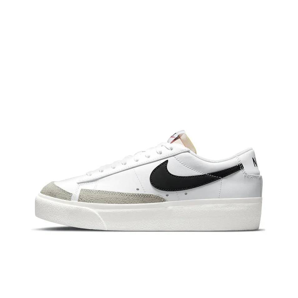 Nike Blazer Low Platform White Black Women's